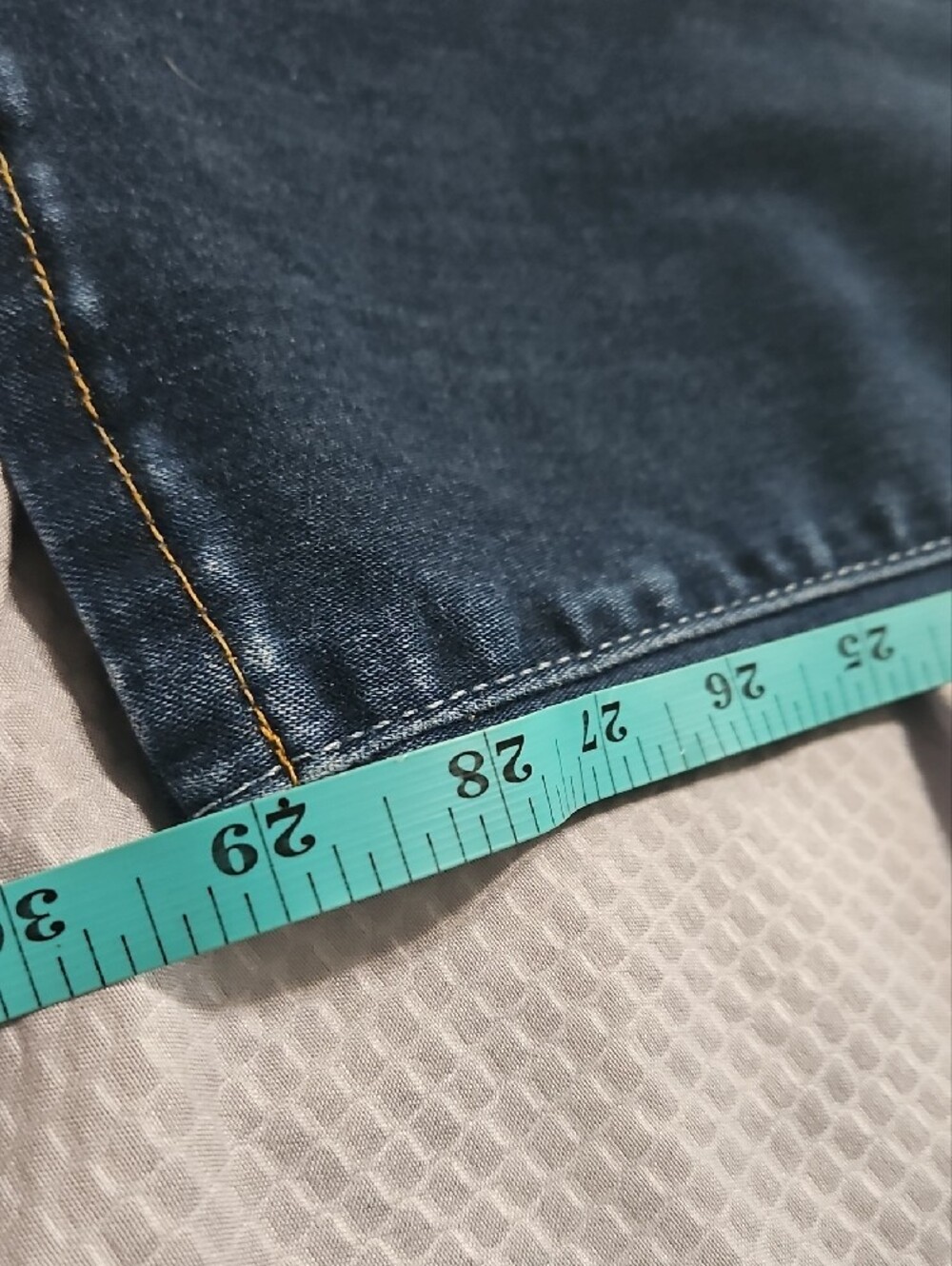 True Religion Lexi Skinny Bootcut Jeans in Dark Blue Wash Sz 27 - Picture 8 of 10